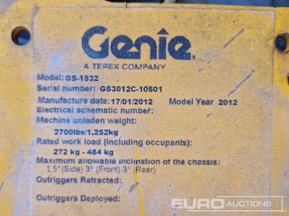 Aerial platform 2012 Genie GS1532: picture 23