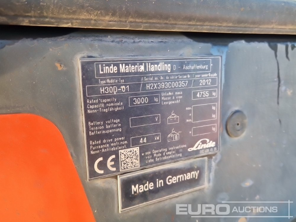 Forklift 2012 Linde H30D: picture 19