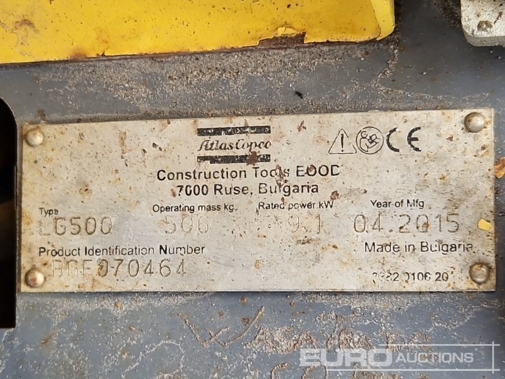 Asphalt machine 2015 Atlas Copco LG500E: picture 10