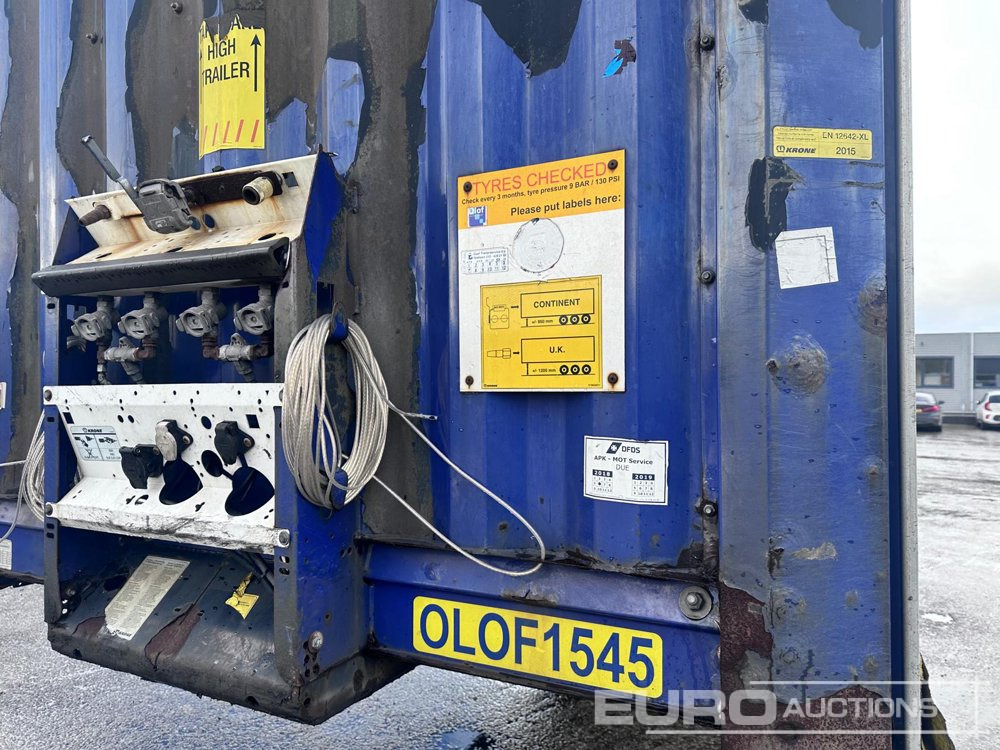 Curtainsider semi-trailer 2015 Krone Mega Liner, Curtainsider, 3 Axle (Dutch Reg. Docs): picture 35 Curtainsider semi-trailer 2015 Krone Mega Liner, Curtainsider, 3 Axle (Dutch Reg. Docs): picture 35