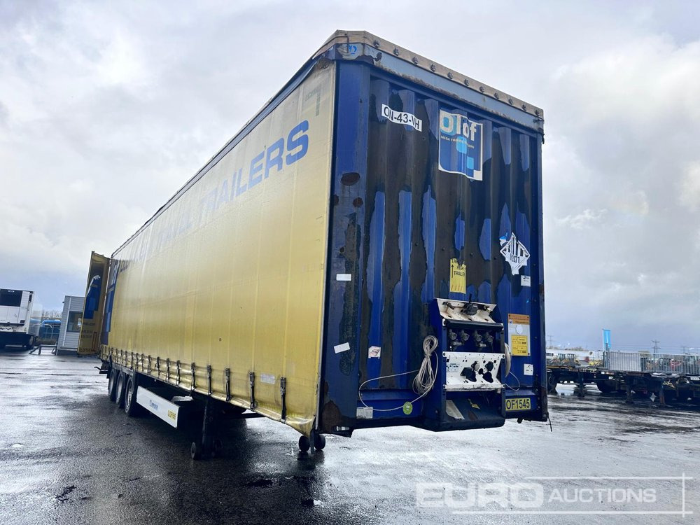 Curtainsider semi-trailer 2015 Krone Mega Liner, Curtainsider, 3 Axle (Dutch Reg. Docs): picture 8 Curtainsider semi-trailer 2015 Krone Mega Liner, Curtainsider, 3 Axle (Dutch Reg. Docs): picture 8