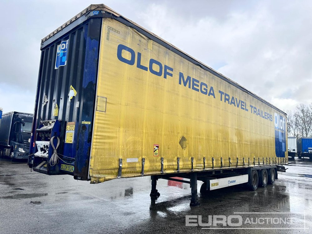 2015 Krone SD Mega Liner, Curtainsider, 3 Axle (Dutch Reg. Docs)(Selling Offsite from Krone Used Yard Moerdijk, Netherlands) - Curtainsider semi-trailer: picture 1 2015 Krone SD Mega Liner, Curtainsider, 3 Axle (Dutch Reg. Docs)(Selling Offsite from Krone Used Yard Moerdijk, Netherlands) - Curtainsider semi-trailer: picture 1