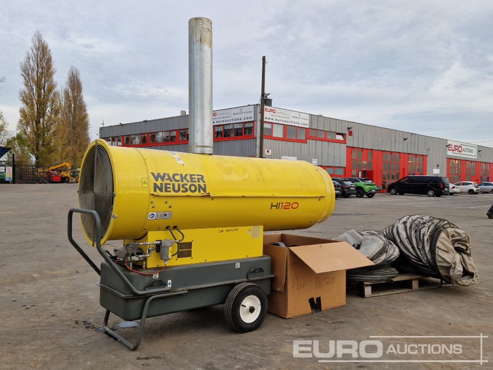 2016 Wacker Neuson HI 120 Space Heater with 2-Way Distributor and Heating Hoses - Construction equipment: picture 3 2016 Wacker Neuson HI 120 Space Heater with 2-Way Distributor and Heating Hoses - Construction equipment: picture 3