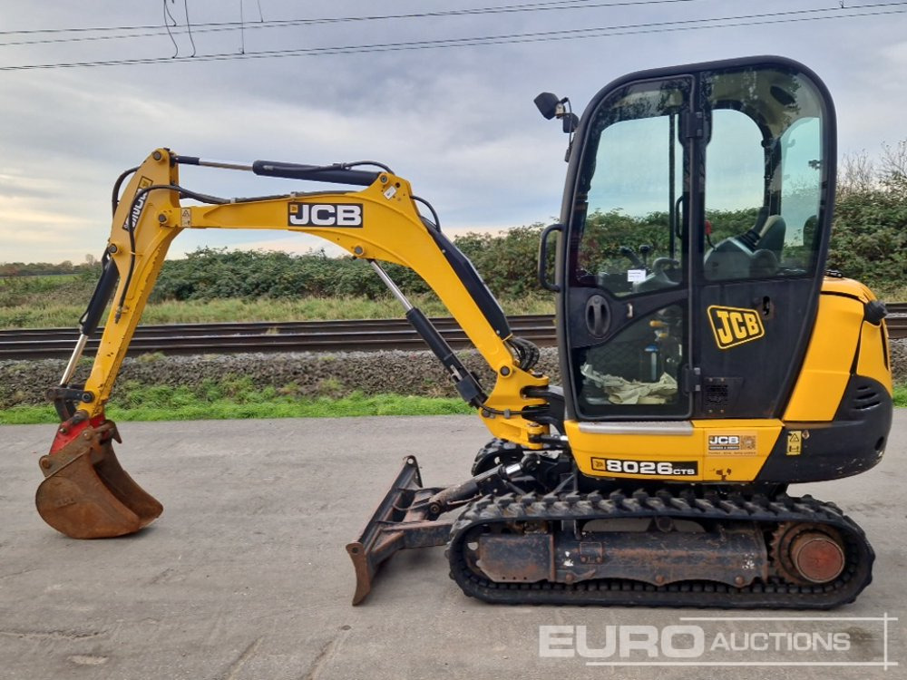 2017 JCB 8026 - Mini excavator: picture 2 2017 JCB 8026 - Mini excavator: picture 2