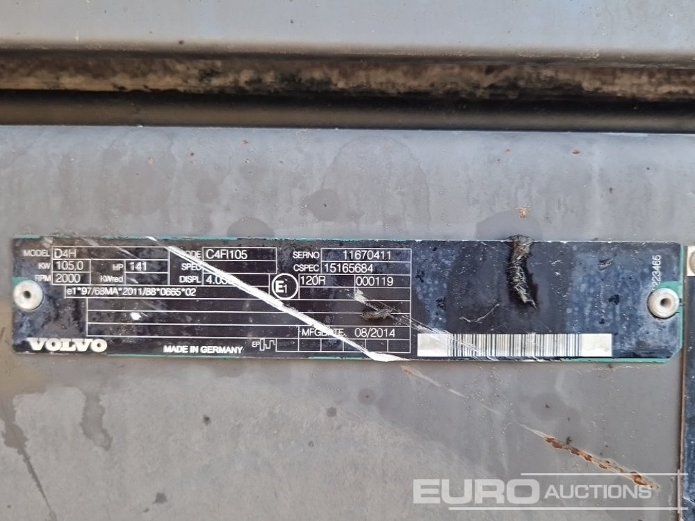 Wheel excavator 2017 Volvo EW140D: picture 33