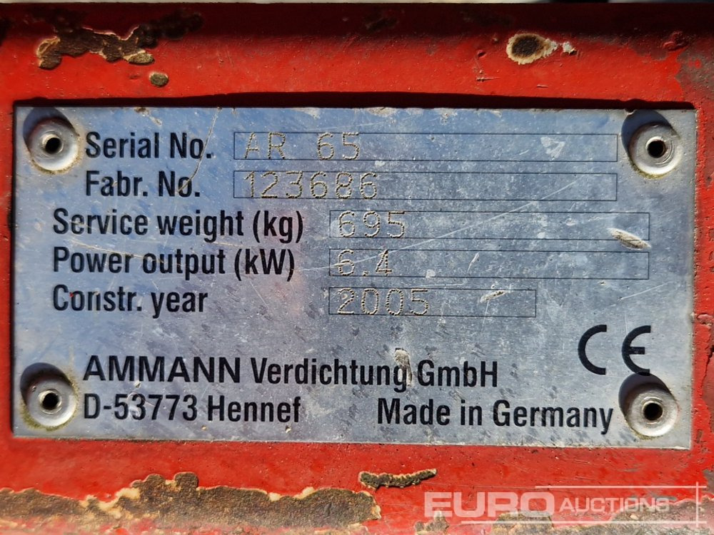 Asphalt machine Ammann AR 65: picture 10