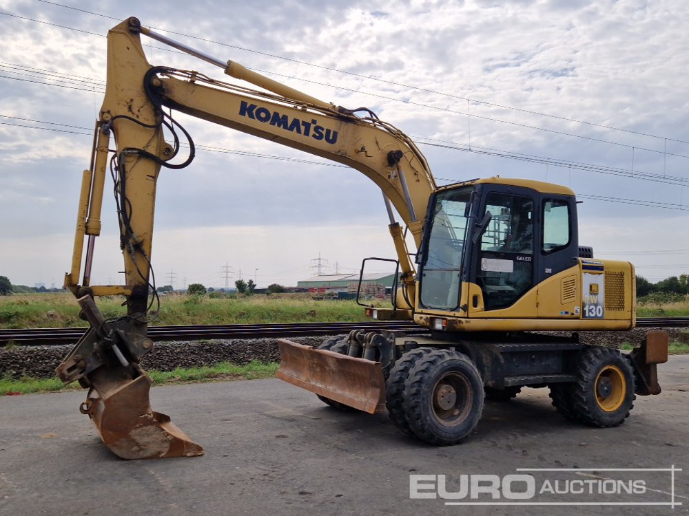 Komatsu PW130-7K - Wheel excavator: picture 1 Komatsu PW130-7K - Wheel excavator: picture 1