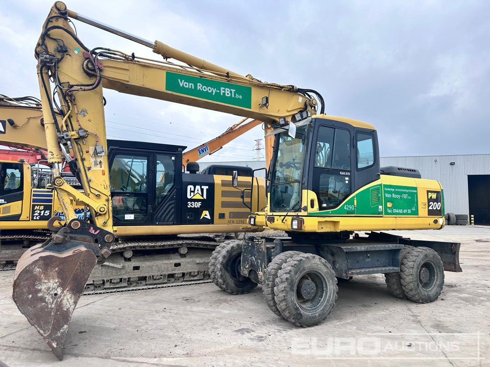 Komatsu PW200-7H - Wheel excavator: picture 1 Komatsu PW200-7H - Wheel excavator: picture 1