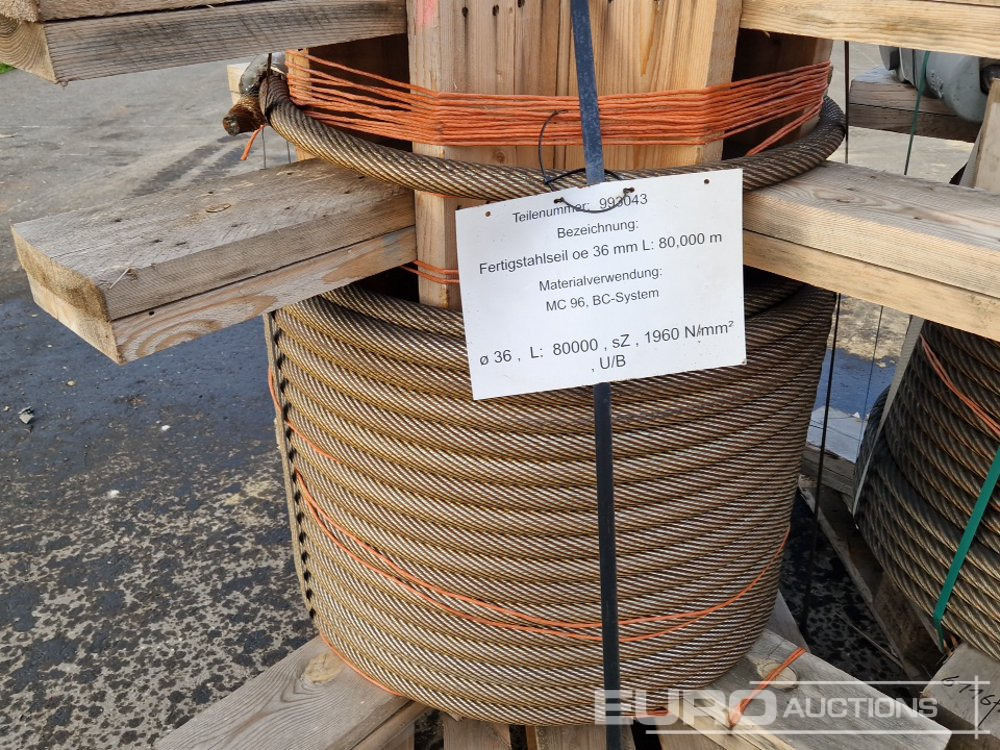 Material handling equipment 3 Pallets of Steel Ropes: picture 8