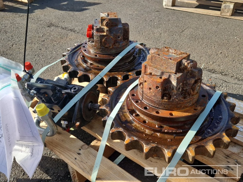 Final Drive (2 of) + Hydraulic Pump to suit Volvo ECR25D - Spare parts for Excavator: picture 1 Final Drive (2 of) + Hydraulic Pump to suit Volvo ECR25D - Spare parts for Excavator: picture 1
