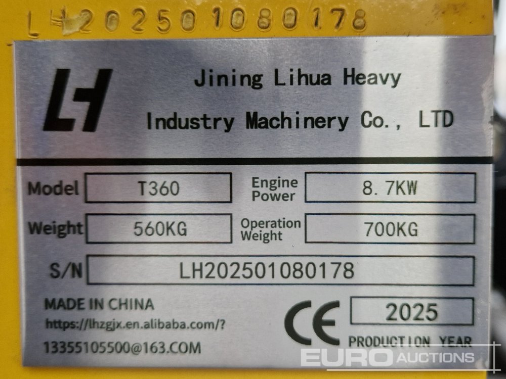 Skid steer loader Unused 2025 LIHUA T360: picture 35