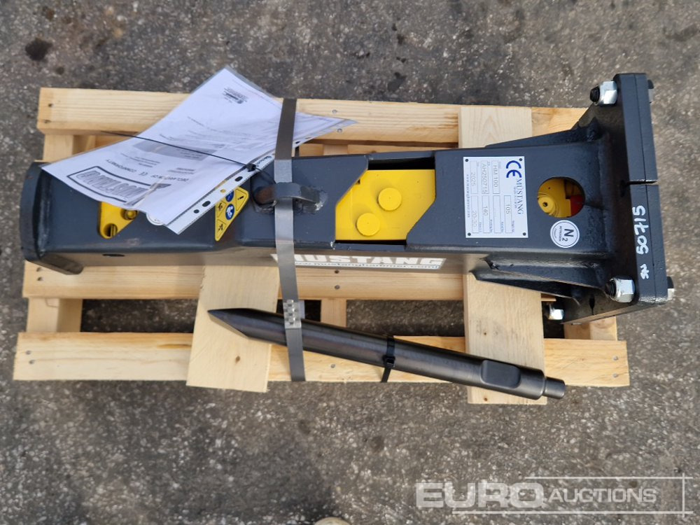 Unused 2025 Mustang HM100 - Hydraulic hammer: picture 5 Unused 2025 Mustang HM100 - Hydraulic hammer: picture 5