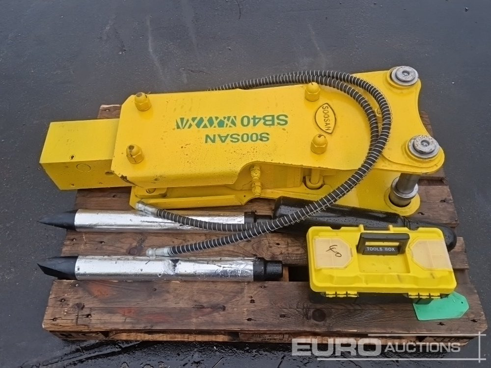 Unused 2025 Soosan SB40 - Hydraulic hammer: picture 1 Unused 2025 Soosan SB40 - Hydraulic hammer: picture 1