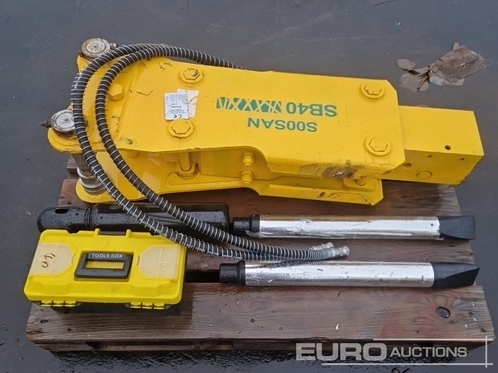 Unused 2025 Soosan SB40 - Hydraulic hammer: picture 1 Unused 2025 Soosan SB40 - Hydraulic hammer: picture 1