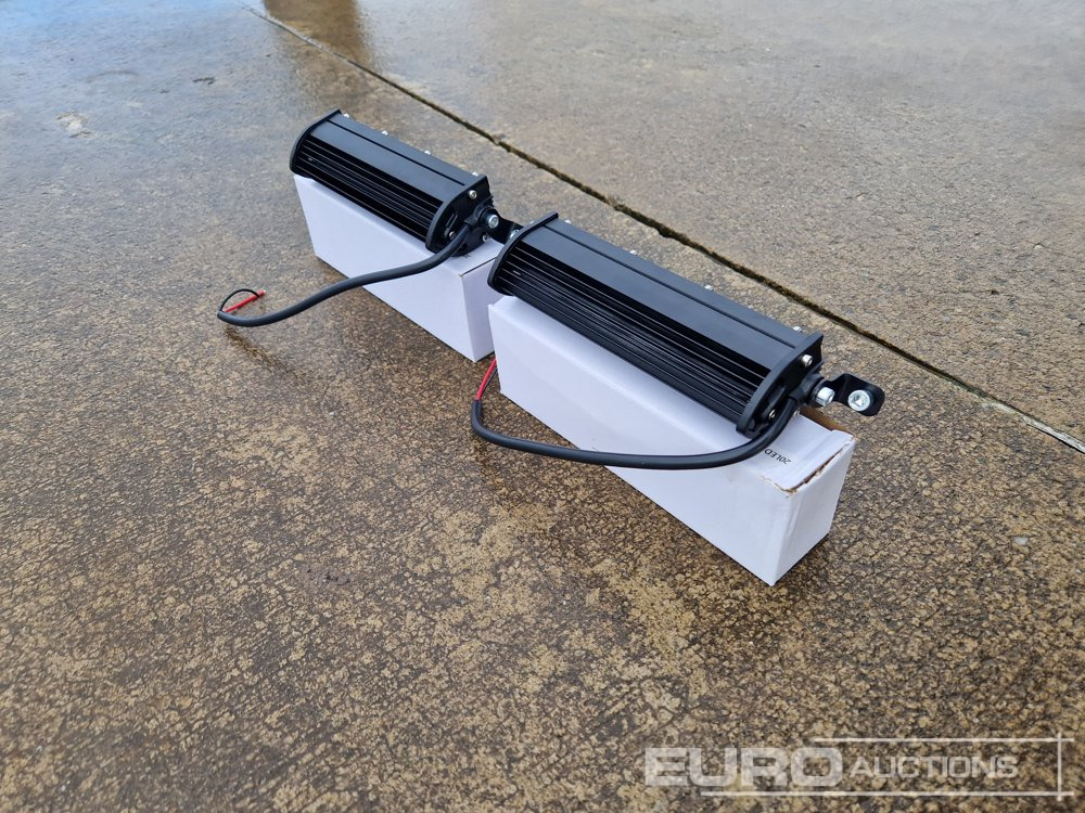 Unused 7" 60W LED Light Bar, Mounting Brackets, IP68 Waterproof (2 of) - Construction equipment: picture 3 Unused 7" 60W LED Light Bar, Mounting Brackets, IP68 Waterproof (2 of) - Construction equipment: picture 3