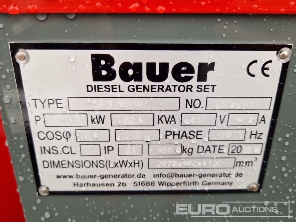 Generator set Unused Bauer GFS-50KW: picture 15
