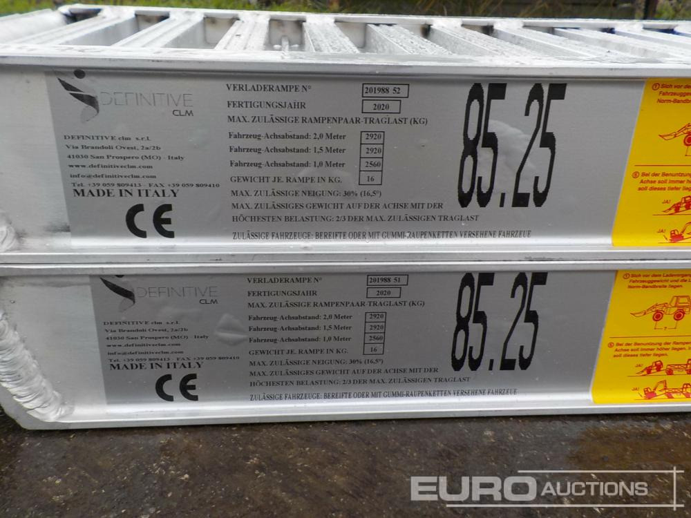 Unused CLM 85.25 Aluminium Loading Ramps (2of) 2920kg Capacity, 2500mm Length - Loading ramp: picture 5 Unused CLM 85.25 Aluminium Loading Ramps (2of) 2920kg Capacity, 2500mm Length - Loading ramp: picture 5