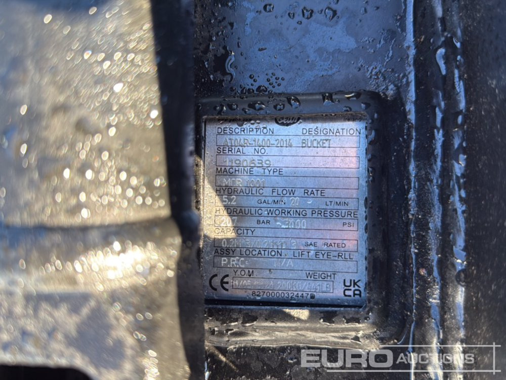 2024 Geith AT04R-1400-2014 - Bucket: picture 5 2024 Geith AT04R-1400-2014 - Bucket: picture 5