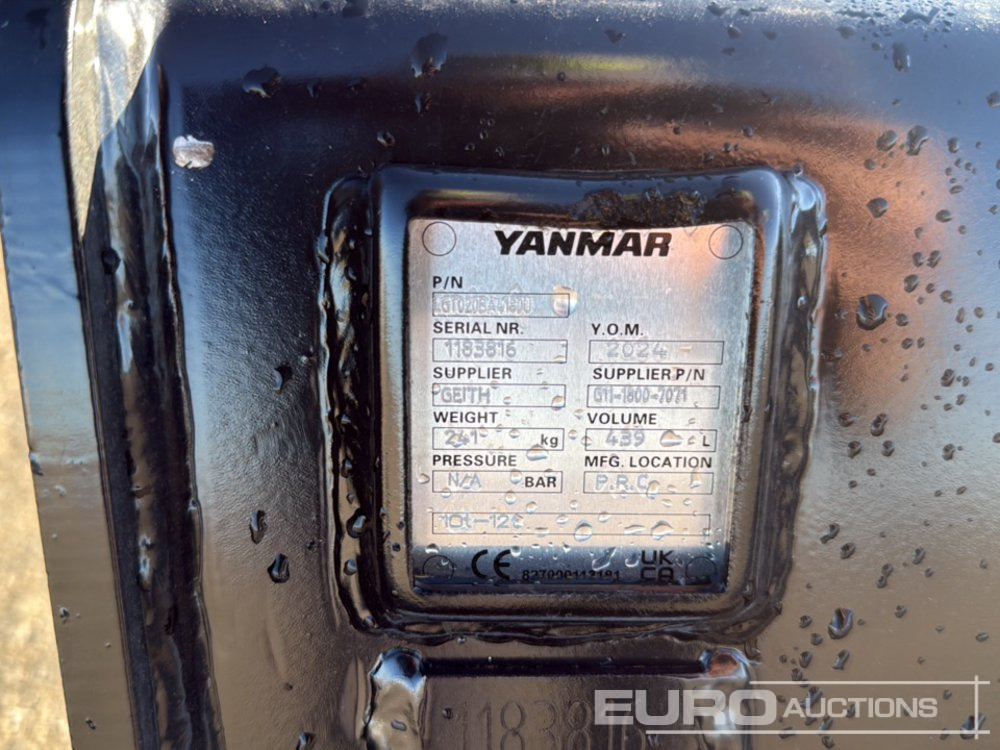 2024 Yanmar LG1020BA4180U - Bucket: picture 5 2024 Yanmar LG1020BA4180U - Bucket: picture 5