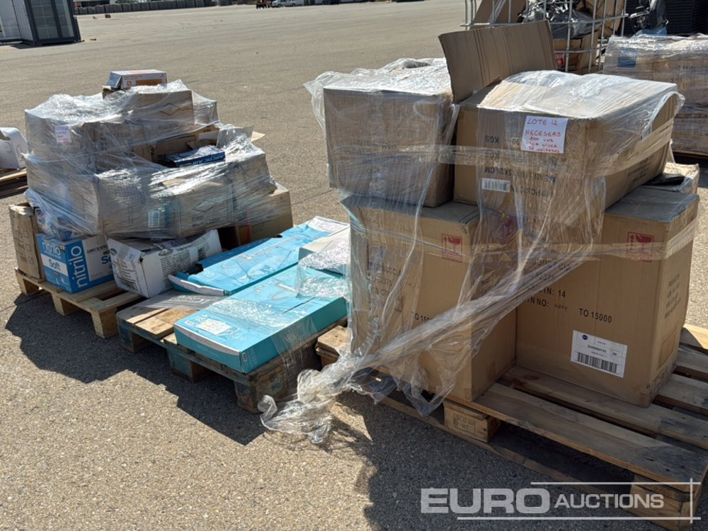 Tool/ Equipment Pallet of Outdoor Chair and Table Set, Garden Umbrellas, Bed Bases (8 of), Fans (2 of).: picture 6