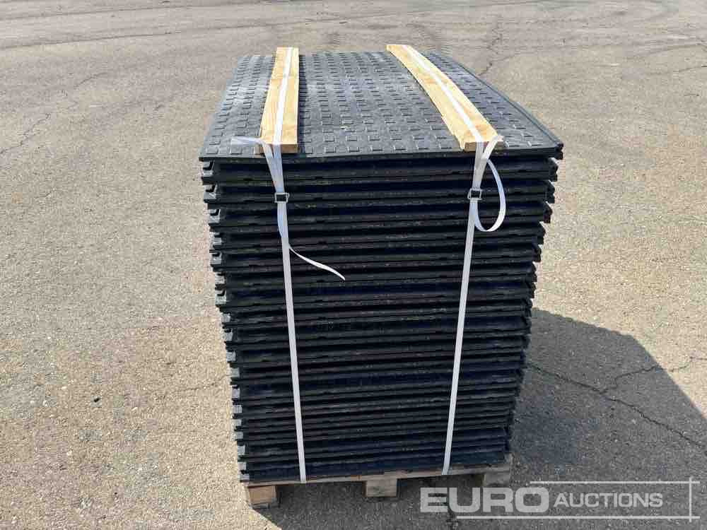 Construction equipment Pallet of Plastic Connectable Road Plates, 1200x800x28mm, 22kg per Plate (35 of): picture 6