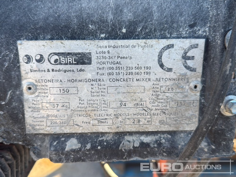 SIRL 150 - Concrete mixer: picture 5 SIRL 150 - Concrete mixer: picture 5