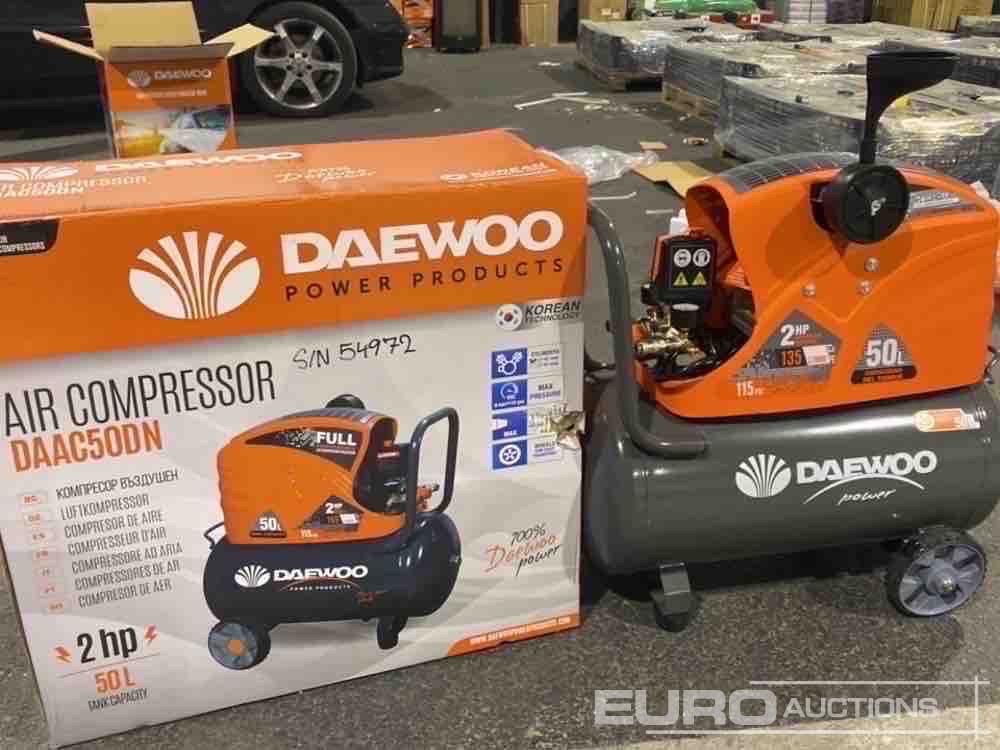 Unused Daewoo DAAC50DN - Air compressor: picture 1 Unused Daewoo DAAC50DN - Air compressor: picture 1