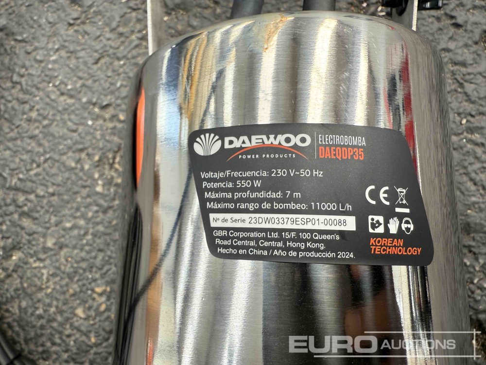 Unused Daewoo DAEQDP35 - Water pump: picture 3 Unused Daewoo DAEQDP35 - Water pump: picture 3
