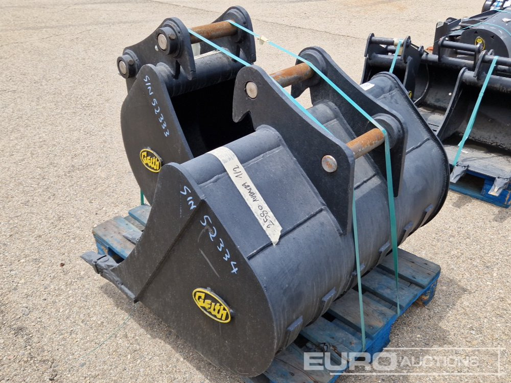 Unused Geith H08-1000 40" Digging Bucket, H08-0450 18" Digging Bucket 50mm Pin to suit Mini Excavator / Conjunto Cazos - Bucket: picture 4 Unused Geith H08-1000 40" Digging Bucket, H08-0450 18" Digging Bucket 50mm Pin to suit Mini Excavator / Conjunto Cazos - Bucket: picture 4