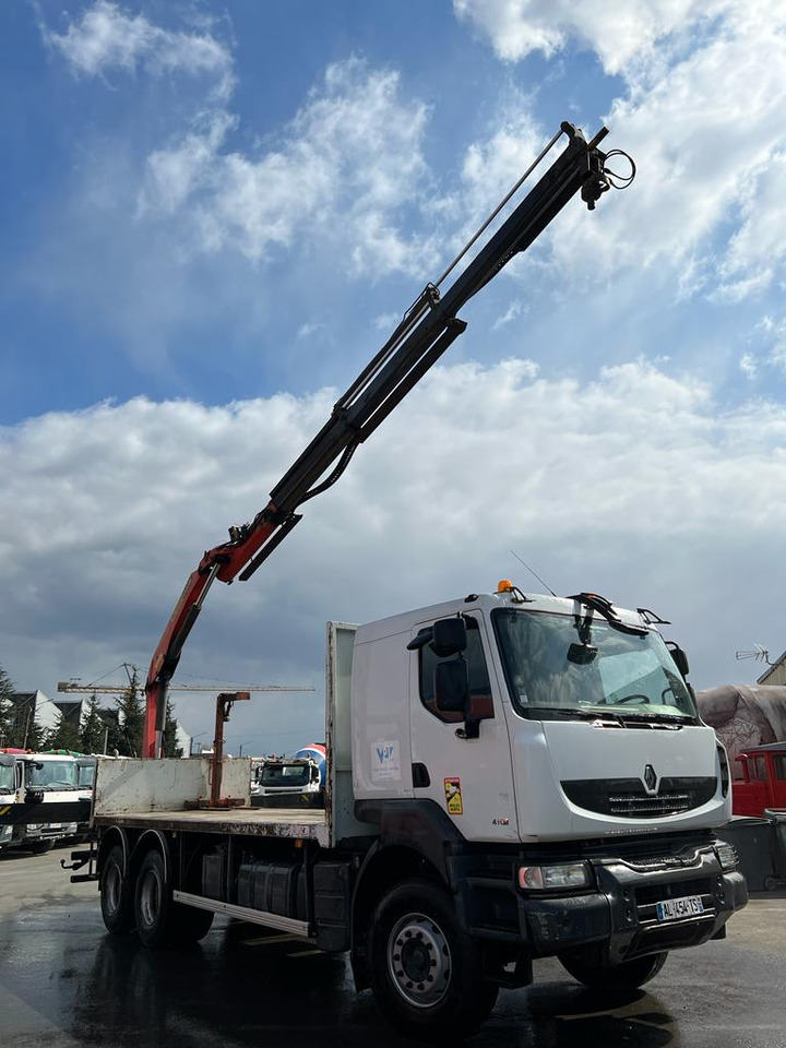 Camion grue Renault 410 AL-454-TS - Dropside/ Flatbed truck: picture 3 Camion grue Renault 410 AL-454-TS - Dropside/ Flatbed truck: picture 3