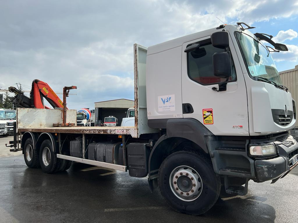 Camion grue Renault 410 AL-454-TS - Dropside/ Flatbed truck: picture 4 Camion grue Renault 410 AL-454-TS - Dropside/ Flatbed truck: picture 4
