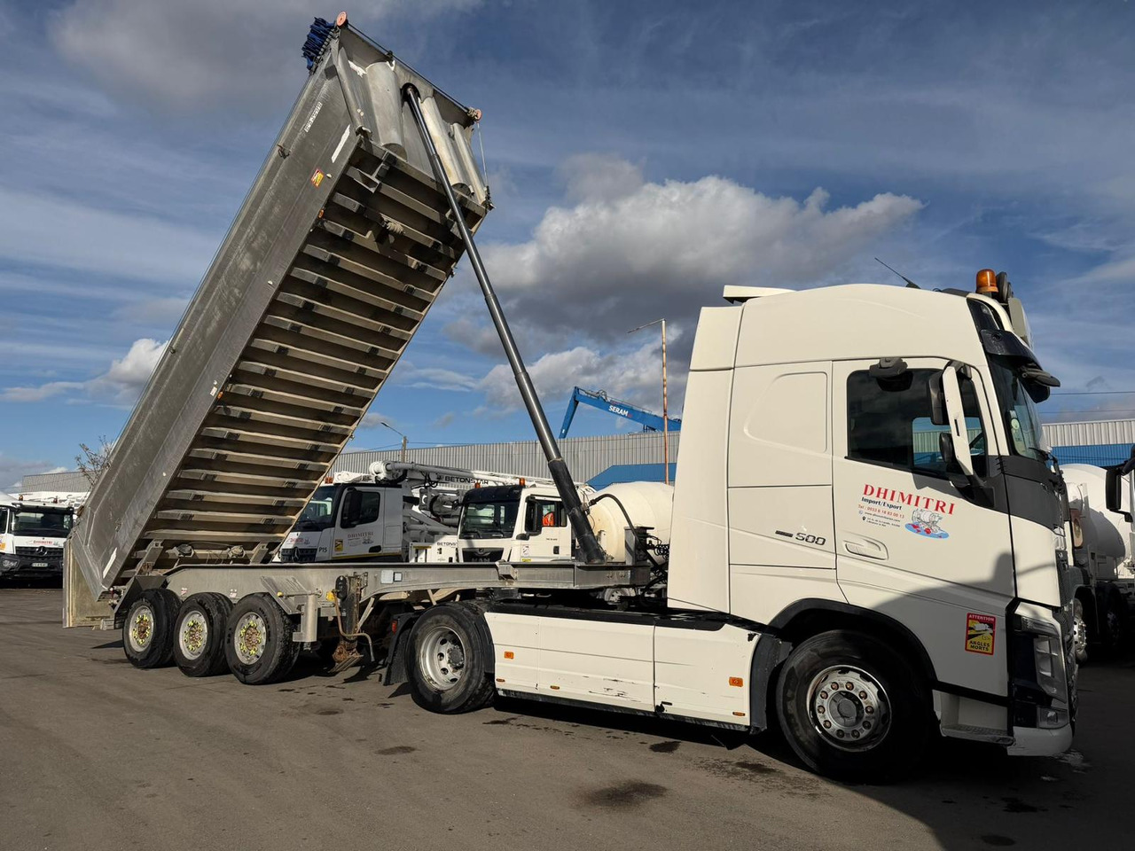 Ensemble tracteur + semi benne arrière DL-666-MB - Tractor unit, Tipper semi-trailer: picture 4 Ensemble tracteur + semi benne arrière DL-666-MB - Tractor unit, Tipper semi-trailer: picture 4