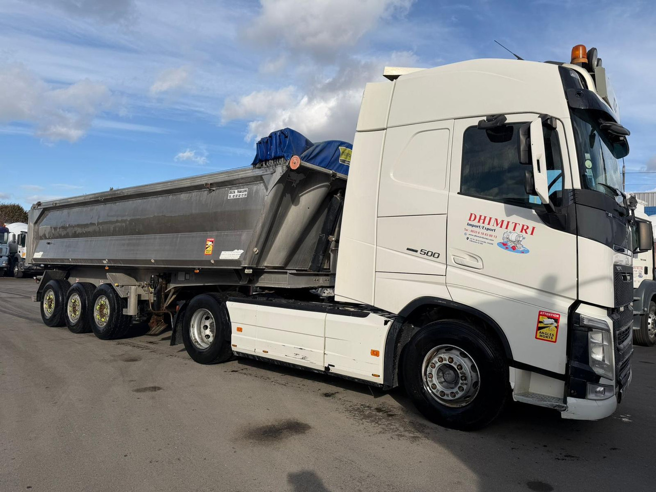 Ensemble tracteur + semi benne arrière DL-666-MB - Tractor unit, Tipper semi-trailer: picture 3 Ensemble tracteur + semi benne arrière DL-666-MB - Tractor unit, Tipper semi-trailer: picture 3