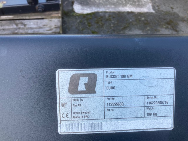 Alö Universalschaufel GM 190 EURO - Front loader for tractor: picture 2 Alö Universalschaufel GM 190 EURO - Front loader for tractor: picture 2