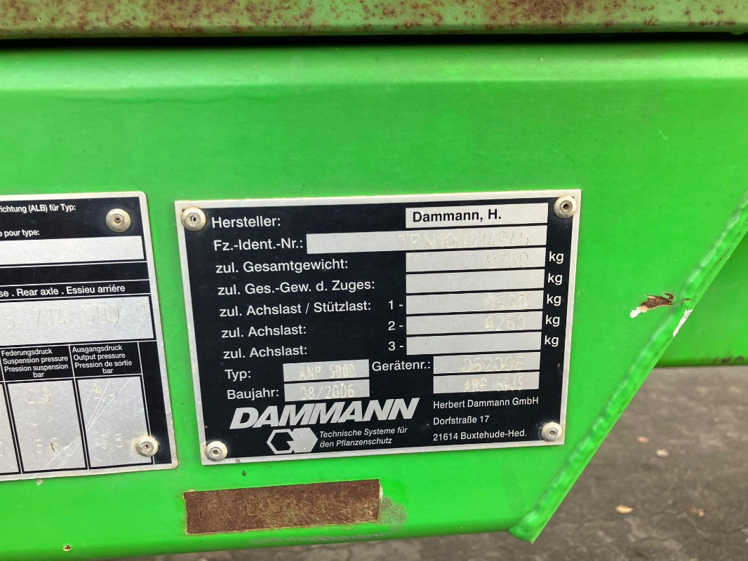 Dammann Profi- Class 5000 Liter Typ AN - Sprayer: picture 2 Dammann Profi- Class 5000 Liter Typ AN - Sprayer: picture 2
