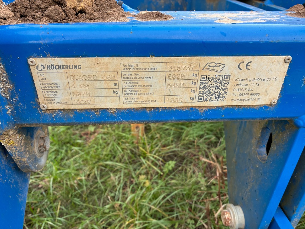 Köckerling Quadro 400 - Cultivator: picture 4 Köckerling Quadro 400 - Cultivator: picture 4