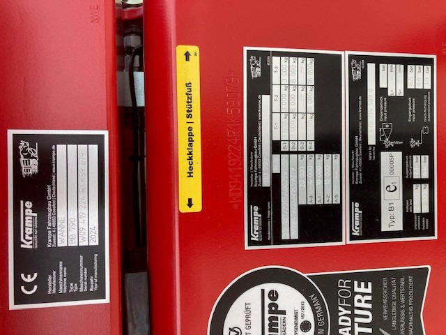 Krampe Big Body 790 Carrier - Tipper: picture 2 Krampe Big Body 790 Carrier - Tipper: picture 2