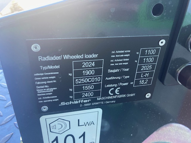 Schäffer Hoflader Typ 2024 - Wheel loader: picture 2 Schäffer Hoflader Typ 2024 - Wheel loader: picture 2