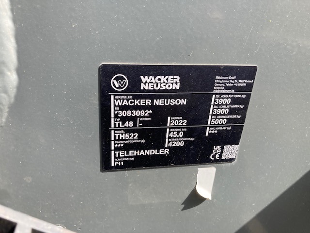 Wacker Neuson TH 522 - Telescopic handler: picture 2 Wacker Neuson TH 522 - Telescopic handler: picture 2