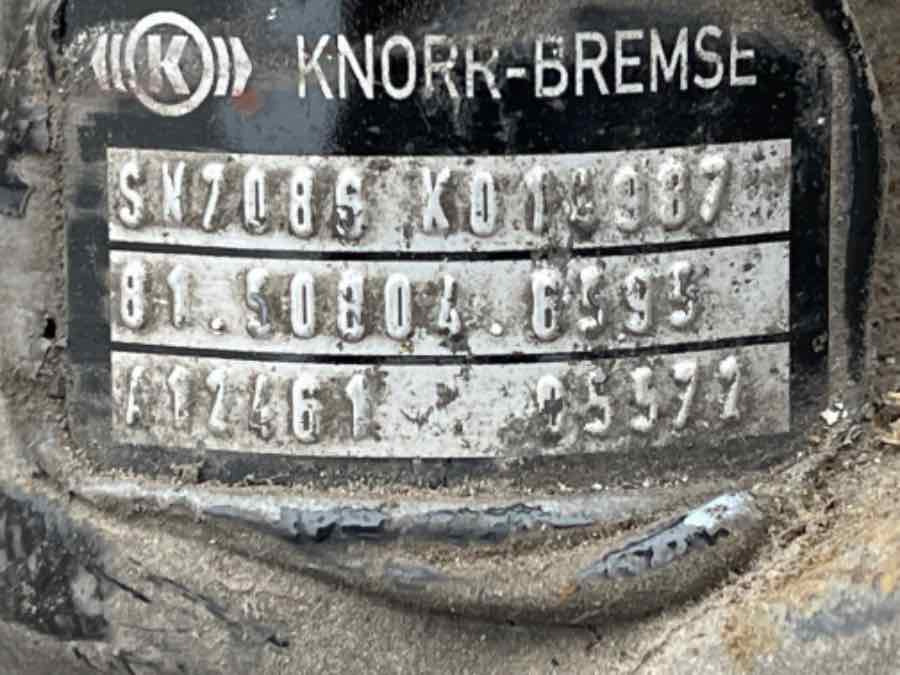 MAN BRAKE CALIBER 81.50804-6595 - Brake caliper for Truck: picture 2 MAN BRAKE CALIBER 81.50804-6595 - Brake caliper for Truck: picture 2