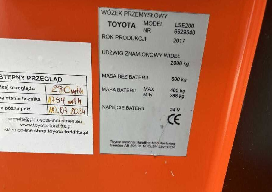BT LSE200 - Pallet truck: picture 4 BT LSE200 - Pallet truck: picture 4