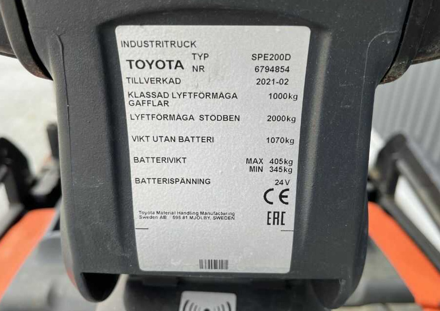 BT SPE200D - Stacker: picture 4 BT SPE200D - Stacker: picture 4