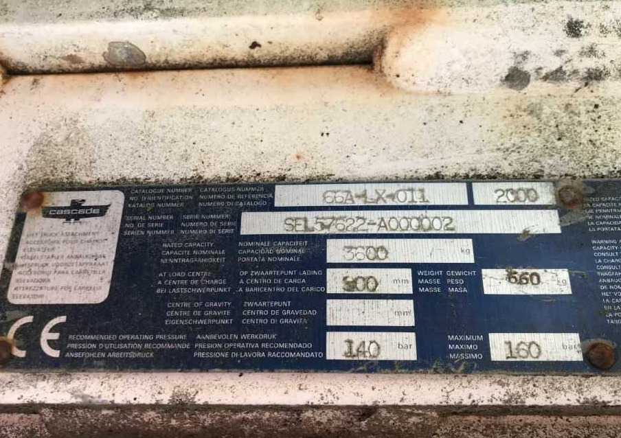 Cascade 66A-LX-011 - Forks for Material handling equipment: picture 4 Cascade 66A-LX-011 - Forks for Material handling equipment: picture 4