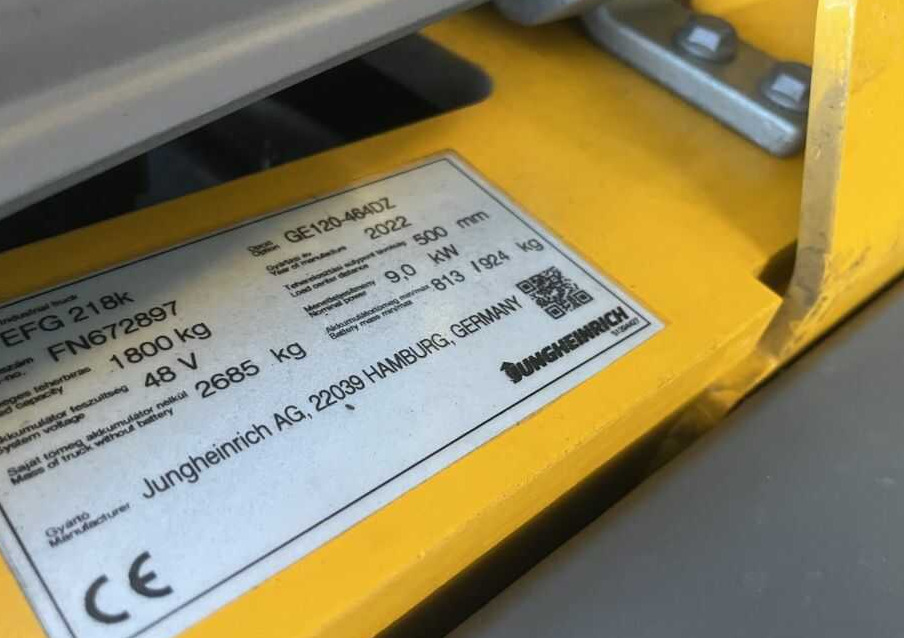 Jungheinrich EFG218k - Electric forklift: picture 4 Jungheinrich EFG218k - Electric forklift: picture 4