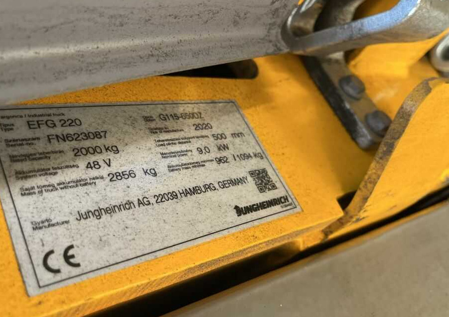 Jungheinrich EFG220 - Electric forklift: picture 4 Jungheinrich EFG220 - Electric forklift: picture 4