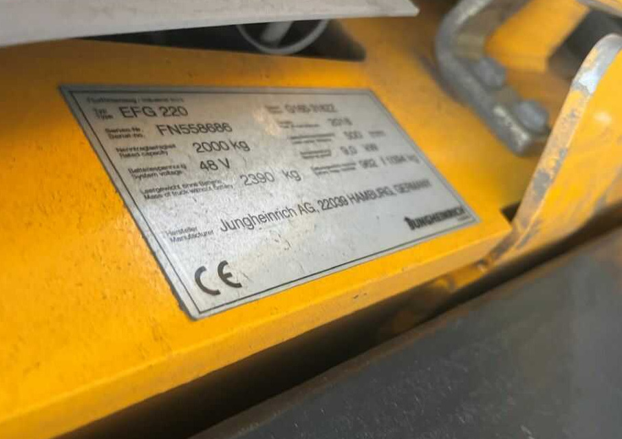 Electric forklift Jungheinrich EFG220: picture 8 Electric forklift Jungheinrich EFG220: picture 8
