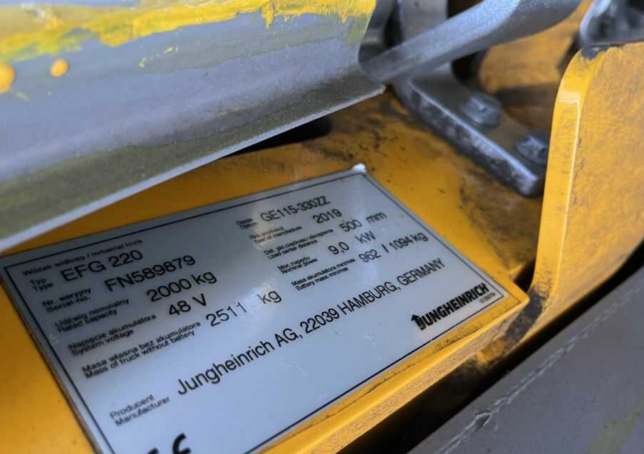 Jungheinrich EFG220 - Electric forklift: picture 4 Jungheinrich EFG220 - Electric forklift: picture 4