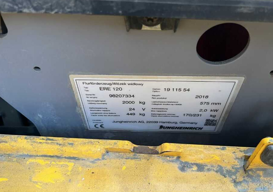Jungheinrich ERE120 - Pallet truck: picture 4 Jungheinrich ERE120 - Pallet truck: picture 4