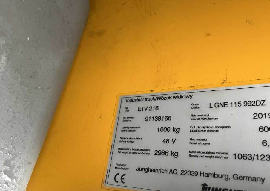 Jungheinrich ETV216 - Reach truck: picture 4 Jungheinrich ETV216 - Reach truck: picture 4