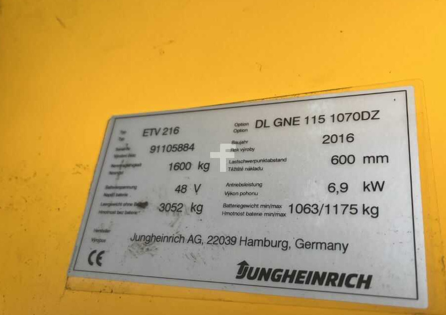 Jungheinrich ETV216 - Reach truck: picture 4 Jungheinrich ETV216 - Reach truck: picture 4